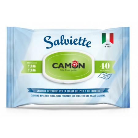 ΜΑΝΤΗΛΑΚΙΑ ΚΑΘΑΡΙΣΜΟΥ YLANG-YLANG 40τμχ CAMON