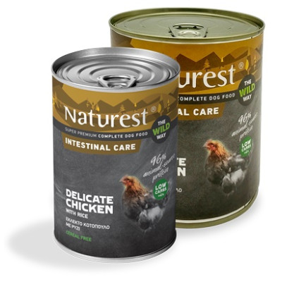 NATUREST INTESTINAL CARE ΚΟΤΟΠΟΥΛΟ & ΡΥΖΙ 400gr ΚΟΝΣΕΡΒΑ ΣΚΥΛΟΥ