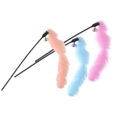 ΠΑΙΧΝΙΔΙ ΓΑΤΑΣ ΚΑΛΑΜΙ ΜΕ ΦΤΕΡΑ 30cm SMALL