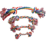 ROPE BONE 2 KNOTS MULTICOLOR 22.9cm PAWISE