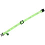 ΚΟΛΛΑΡΟ ΓΑΤΑΣ GREEN NEON ΜΕ ΣΧΕΔΙΟ 10mm*30cm FLAMI