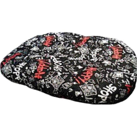 ΜΑΞΙΛΑΡΑ ΜΑΥΡΗ ΜΕ ΣΧΕΔΙΑ 100cm FLAMINGO