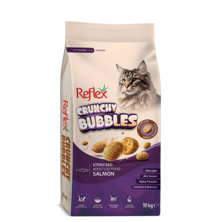 REFLEX CRUNCHY BUBBLE ADULT CAT STERILIZED ΣΟΛΟΜΟΣ 10kg