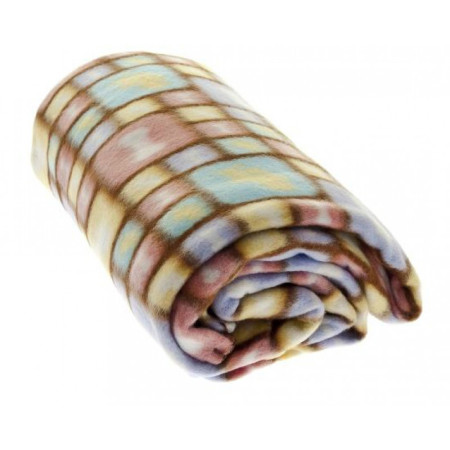 ΚΟΥΒΕΡΤΑ FLEECE ΠΟΛΥΧΡΩΜΗ 153*153cm FERRIBIELLA