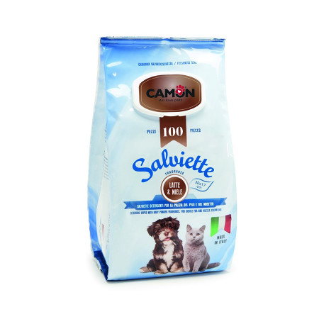 ΜΑΝΤΗΛΑΚΙΑ ΚΑΘΑΡΙΣΜΟΥ ΓΑΛΑ&ΜΕΛΙ 100τμχ CAMON