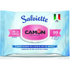 ΜΑΝΤΗΛΑΚΙΑ ΚΑΘΑΡΙΣΜΟΥ FLORAL 40τμχ CAMON