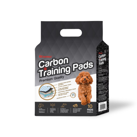 CARBON PET PADS ΜΕ ΦΕΡΟΜΟΝΕΣ 60*60cm 10τμχ