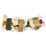 TOY FOR BIRDS-PARROTS WITH 3 WOODEN DISCS AND ROPE 42cm PANAMA PET