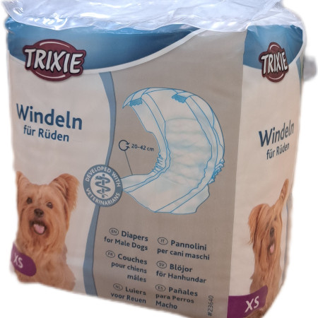 ΠΑΝΕΣ ΓΙΑ ΑΡΣΕΝΙΚΟΥΣ ΣΚΥΛΟΥΣ XS 20-42cm 12τμχ TRIXIE