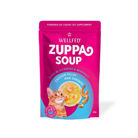 ZUPPA SOUP ΚΟΤΟΠΟΥΛΟ & ΓΑΡΙΔΕΣ 85gr WELLFED