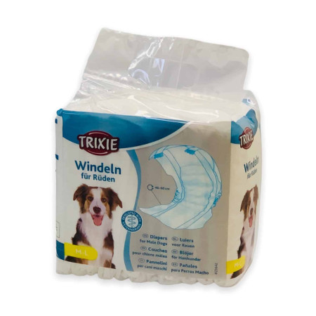 ΠΑΝΕΣ ΓΙΑ ΣΚΥΛΟΥΣ M-L 36-52cm 12τμχ TRIXIE