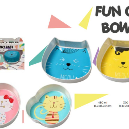 HAPPY BOWLS 2τμχ 13.7*13.7*4cm 450ml FERRIBIELLA