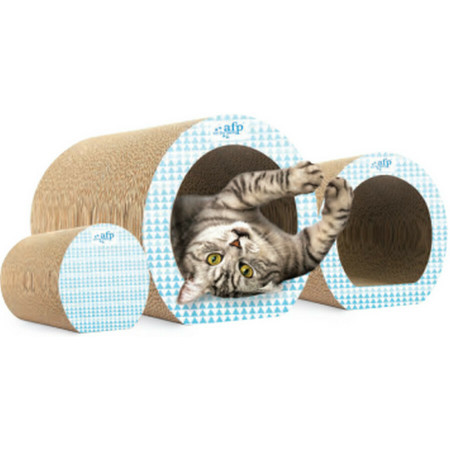 AFP ΟΝΥΧΟΔΡΟΜΙΟ ΓΑΤΑΣ MODERN CAT CAVE ΣΕΤ 3τμχ