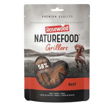 NATURE FOOD GRILLERS BEEF 100gr ΛΙΧΟΥΔΙΑ ΣΚΥΛΟΥ ROSEWOOD
