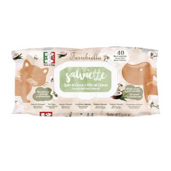 ΜΑΝΤΗΛΑΚΙΑ ΚΑΘ/ΜΟΥ ΚΑΡΥΔΑ-COTTON 40τμχ FERRIBIELLA