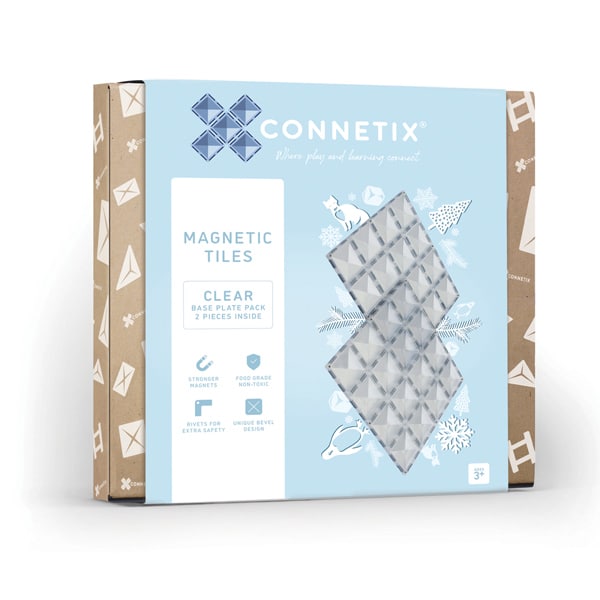 293095 - Clear Base Plate Pack 2 τεμαχίων - Pet shop Petsite.gr - Connetix