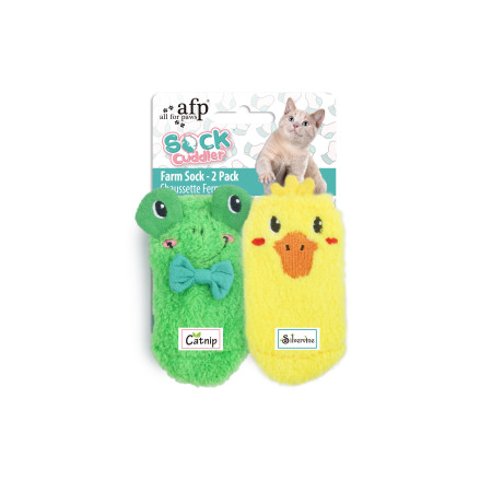 ΠΑΙΧΝΙΔΙ ΓΑΤΑΣ FARM SOCKS 2τμχ AFP