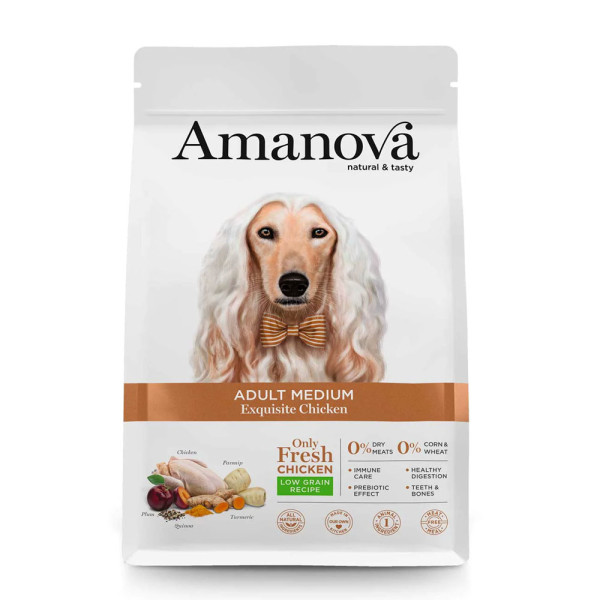 AMANOVA DOG ADULT EXQUISITE CHICKEN MEDIUM 2kg