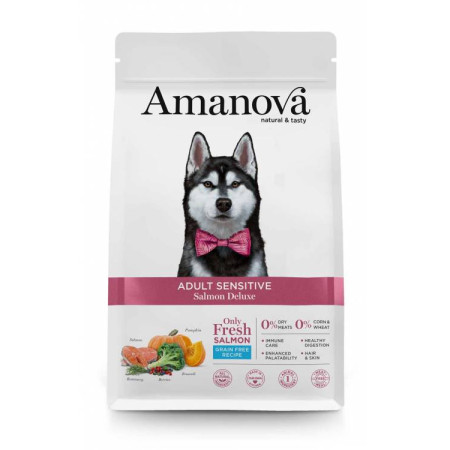 AMANOVA DOG ADULT SENSITIVE DELUXE SALMON 2kg