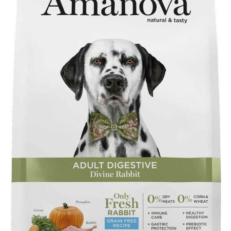 AMANOVA DOG ADULT DIGESTIVE DIVINE RABBIT 2kg