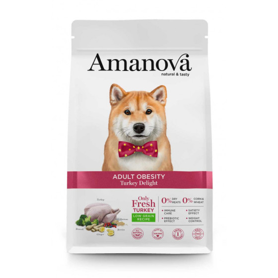 30153 - AMANOVA DOG ADULT OBESITY TURKEY DELIGHT 2kg - Pet shop Petsite.gr - Amanova