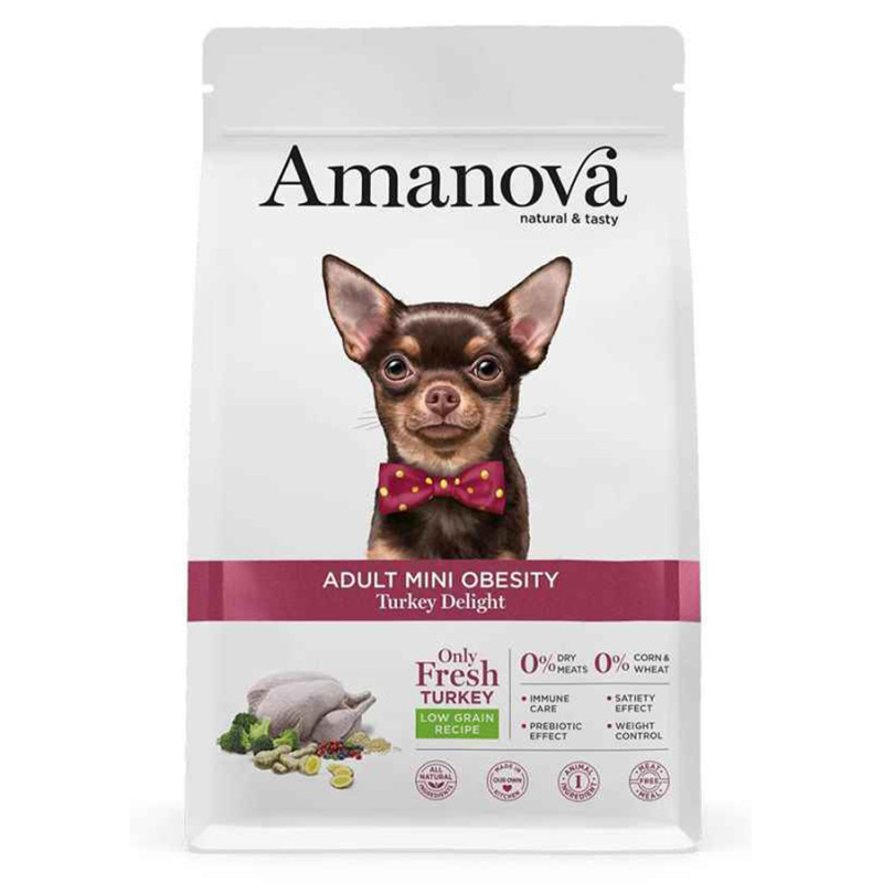 30261 - AMANOVA DOG ADULT MINI OBESITY TURKEY DELIGHT 2kg - Pet shop Petsite.gr - Amanova