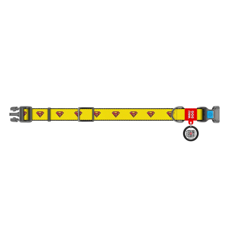 31110 - ΚΟΛΛΑΡΟ SUPERMAN 2 XL 25mm*35-58cm METAL FASTEX - Pet shop Petsite.gr - Collar