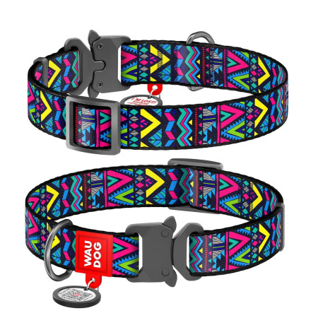 ΚΟΛΛΑΡΟ INDIE MD 20mm*24-40cm METAL FASTEX WAUDOG