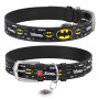 ΔΕΡΜΑΤΙΝΟ ΚΟΛΛΑΡΟ BATMAN3 LG 35mm*44-58cm ΜΕ QR CO