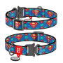 ΚΟΛΛΑΡΟ SUPERMAN LOGO XS 15mm*23-35cm METAL FASTEX