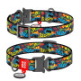 ΚΟΛΛΑΡΟ BATMAN BRIGHT MD 25mm*31-49cm METAL FASTEX