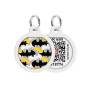 METAL TAG BATMAN ΜΕ QR CODE Φ25mm WAUDOG