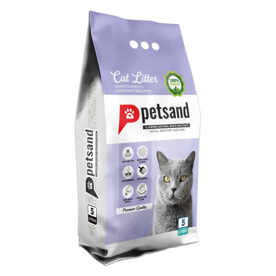 3742 - PETSAND ΜΠΕΝΤΟΝΙΤΗΣ ΓΑΤΑΣ ΛΕΒΑΝΤΑ 5lt - Pet shop Petsite.gr - Διάφορα