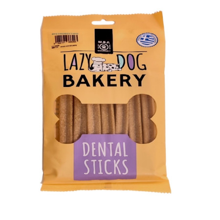 DENTAL STICKS ΦΥΣΤΙΚΟΒΟΥΤΥΡΟ 70gr/7τμχ LAZY DOG BAKERY MBF