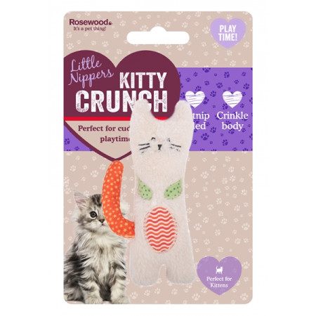 ΠΑΙΧΝΙΔΙ ΓΑΤΑΣ LITTLE NIPPERS KITTY CRUNCH 15cm