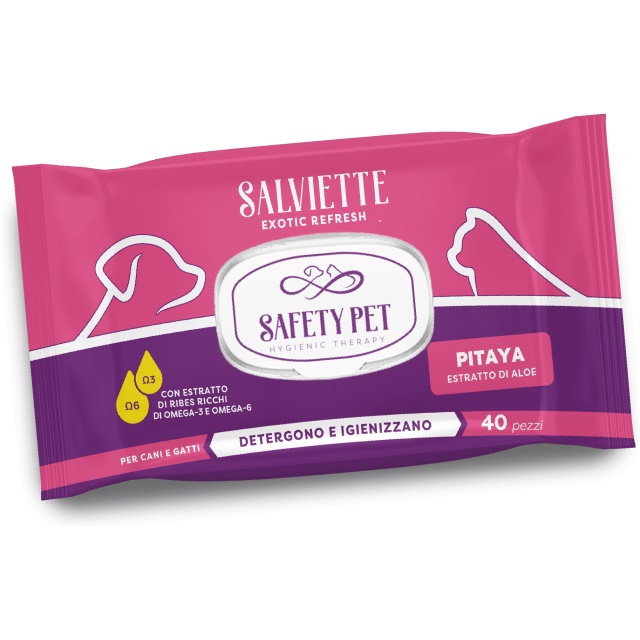 4282 - ΥΓΡΑ ΜΑΝΤΗΛΑΚΙΑ EXOTIC PITAYA 40τμχ SAFETY PET - Pet shop Petsite.gr - Διάφορα