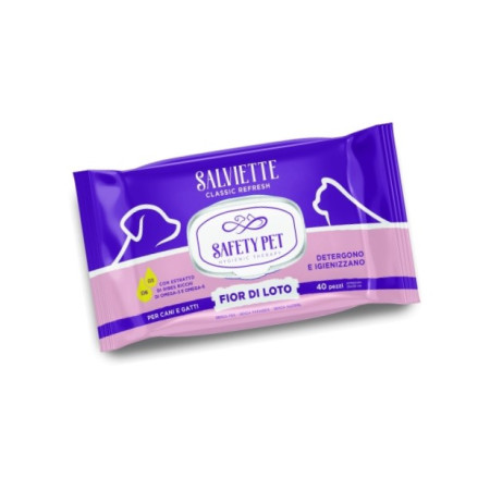 ΥΓΡΑ ΜΑΝΤΗΛΑΚΙΑ CLASSIC FIOR DI LOTO 40τμχ SAFETY PET