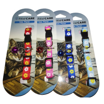 ΠΕΡΙΛΑΙΜΙΟ ΓΑΤΑΣ ΜΕ ΜΕΓΑΛΑ ΛΟΥΛΟΥΔΙΑ 10mm*30cm PAWCARE