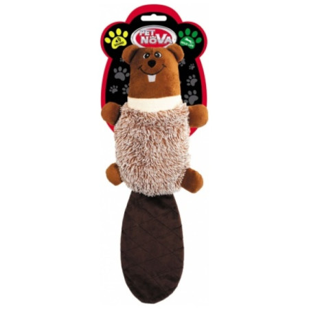 ΛΟΥΤΡΙΝΟ PLUSH SQUEAKING ΚΑΣΤΟΡΑΣ 47cm ΠΑΙΧΝΙΔΙ ΣΚΥΛΟΥ