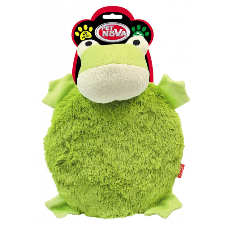 441345 - ΛΟΥΤΙΝΟ PLUSH SQUEAKING ΒΑΤΡΑΧΟΣ 25cm - Pet shop Petsite.gr - Nova
