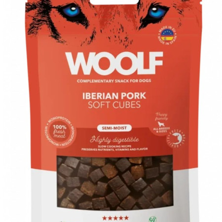 WOOLF IMBERIAN PORK SOFT CUBES MONOPROTEIN 100gr