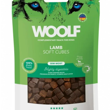 WOOLF LAMB SOFT CUBES MONOPROTEIN 100gr