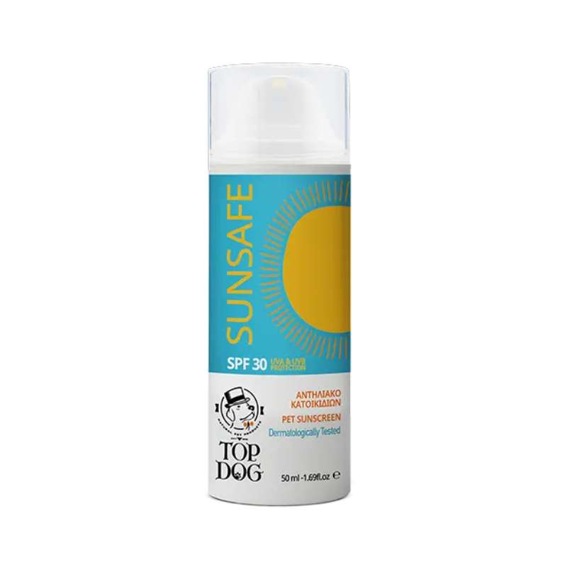 516285 - SUNSAFE ΑΝΤΗΛΙΑΚΟ ΚΑΤΟΙΚΙΔΙΩΝ 50ml TOP DOG - Pet shop Petsite.gr - Top Dog