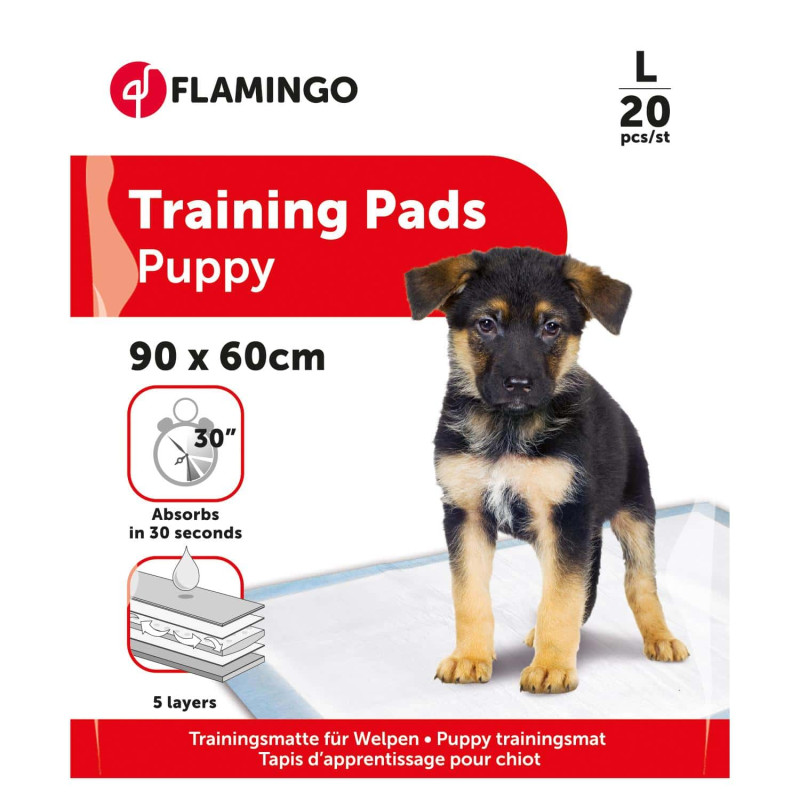 517529 - ΠΑΝΕΣ ΕΚΠΑΙΔΕΥΣΗΣ 60*90cm 20τμχ FLAMINGO - Pet shop Petsite.gr - Flamingo
