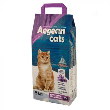 AEGEAN CAT ΑΜΜΟΣ ΓΑΤΑΣ LAVENDER 5kg