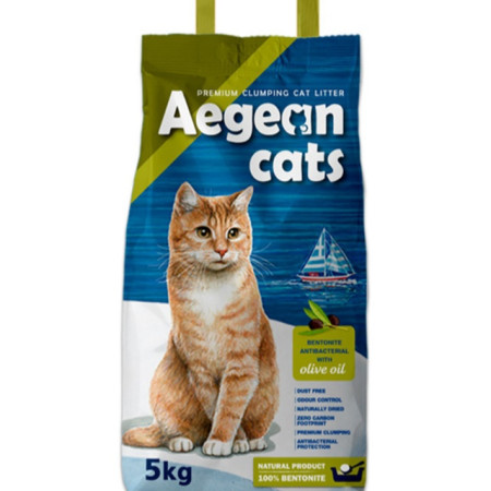 AEGEAN CAT ΑΜΜΟΣ ΓΑΤΑΣ OLIVE OIL 5kg