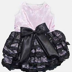 ΦΟΡΕΜΑ ΣΑΤΕΝ ΓΙΑ ΣΚΥΛΟΥΣ ΡΟΖ-ΜΑΥΡΟ MD 28-30cm DD