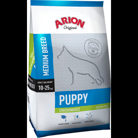 ARION ORIGINAL DOG PUPPY MEDIUM CHICKEN & RICE 3kg