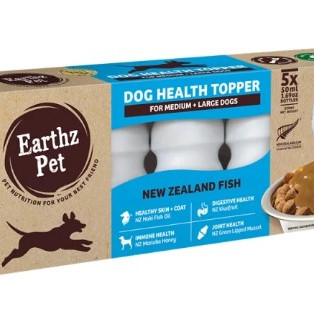 EARTHZ PET VITALITY GRAVY WITH FISH FOR MEDIUM & LARGE DOGS 5*50ml