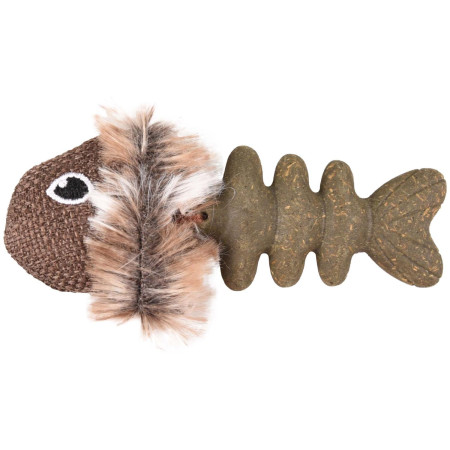 NATURA DELIGHT TOY FISH MIX ΜΕ CATNIP 9cm FLAMINGO